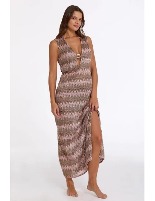 Argento 2100-3059 Kadın Triko Kolsuz Kaftan