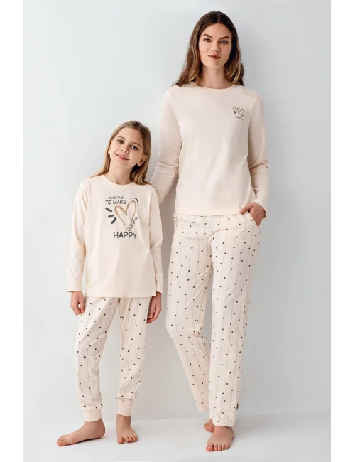 Arnetta 3434-G Kız Çocuk Uzun Kol Pijama Takım