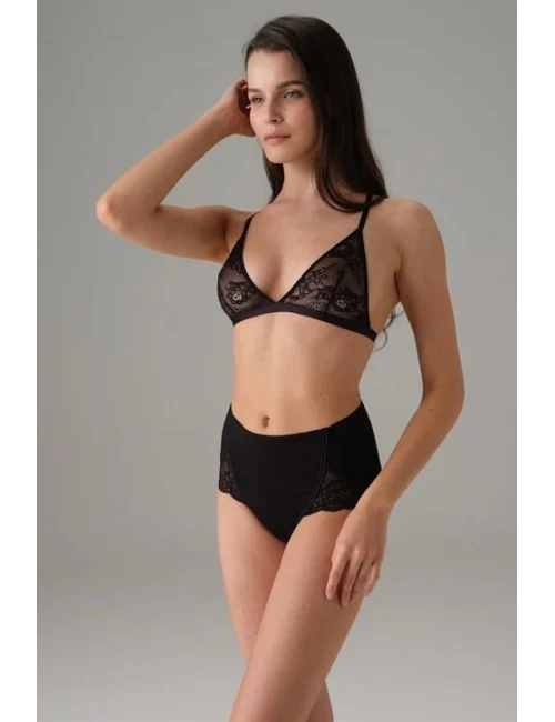 Doreanse 7136 Kadın Yüksel Bel Dantel Detaylı Slip
