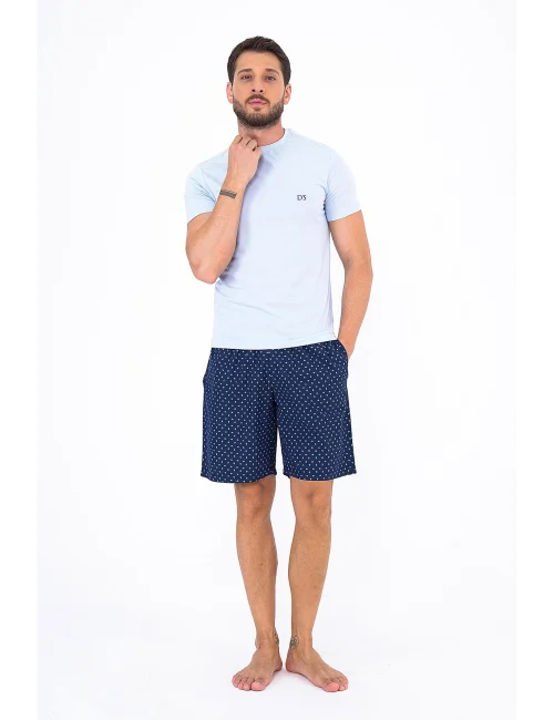Ds Damat 25003 Erkek Dokuma Şort Takım