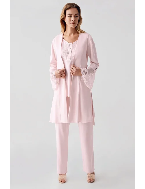 Freshness 322 Kadın Sabahlıklı Pijama Takımı