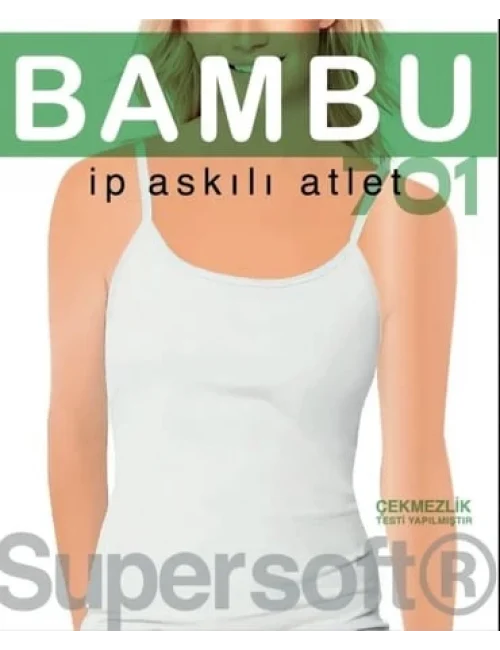 Star 701 Kadın  Bambu İp Askılı  Atlet