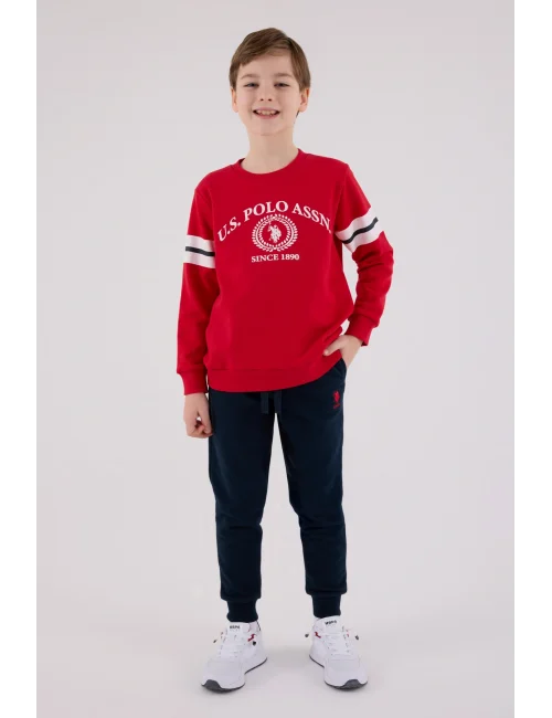U.S. Polo Assn Kids 2201-G Erkek Çocuk Eşofman Takımı