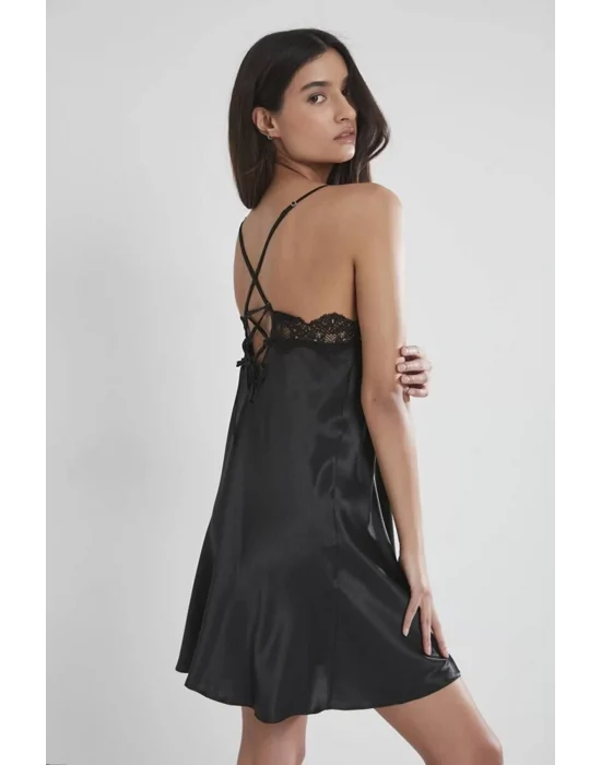 Pierre Cardin 6335 6lı Saten Gecelik Sabahlık Takım