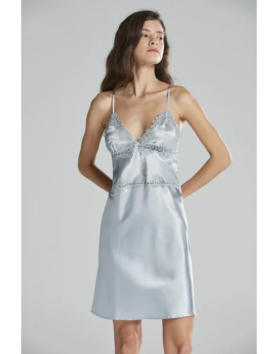 Pierre Cardin 6965 Bayan 6lı Saten Gecelik Sabahlık