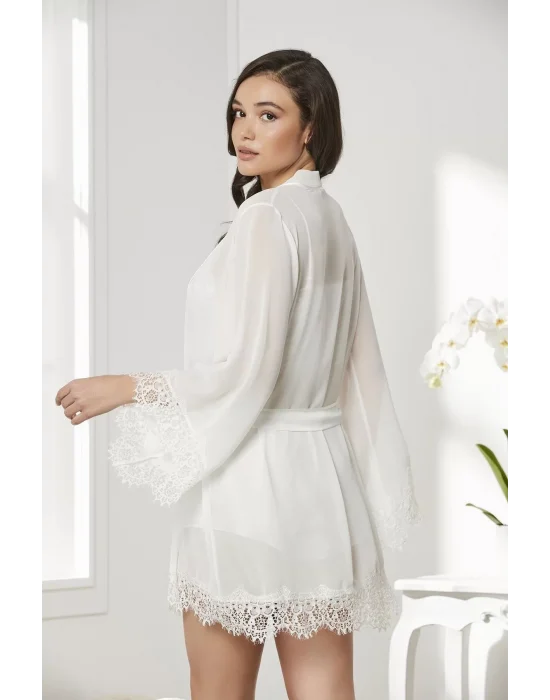 Pierre Cardin 7005 Sabahlıklı Şort Gecelik Takım