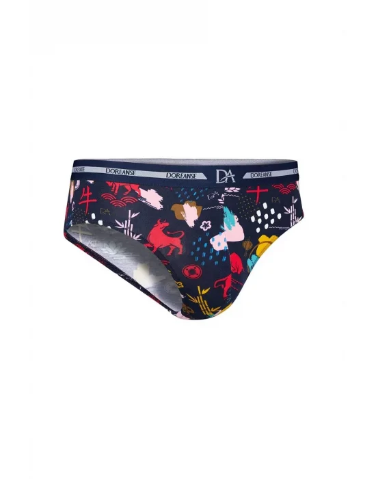 Doreanse 1305 Erkek Memox Baskılı Renkli Slip Külot