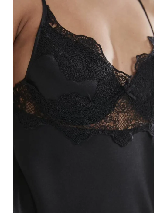 Pierre Cardin 6335 6lı Saten Gecelik Sabahlık Takım