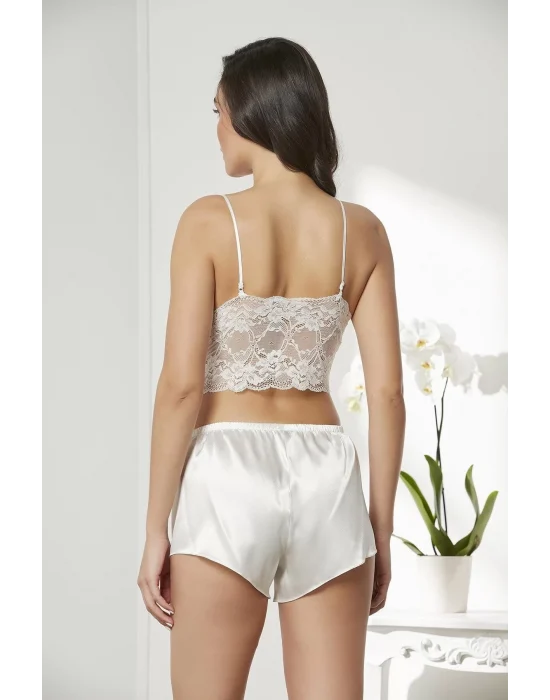 Pierre Cardin 7005 Sabahlıklı Şort Gecelik Takım
