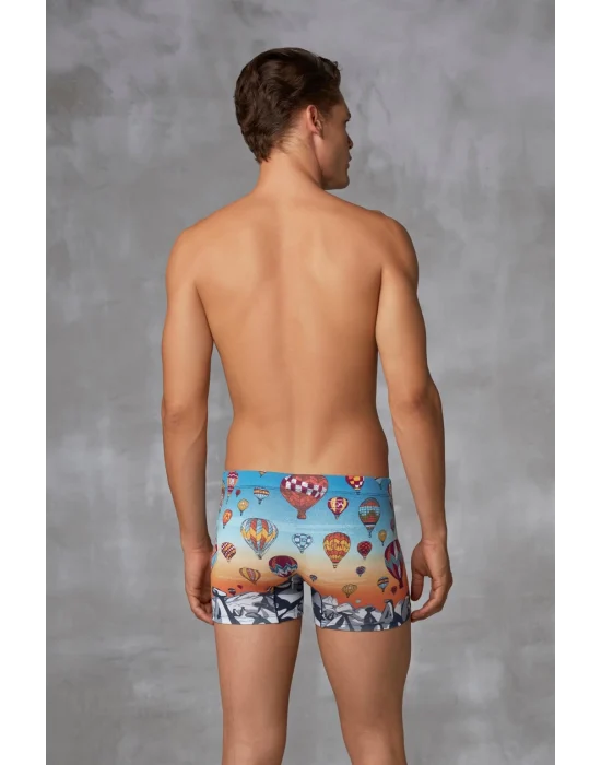 Doreanse 1819 Erkek Modal Cappadocia Baskılı Torbalı Boxer