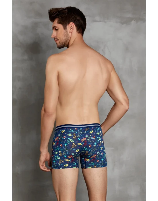 Doreanse 1859 Erkek Modal Çok Renkli Baskılı Torbalı Normal Paça Boxer