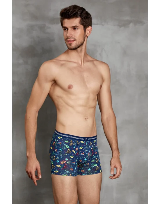 Doreanse 1859 Erkek Modal Çok Renkli Baskılı Torbalı Normal Paça Boxer