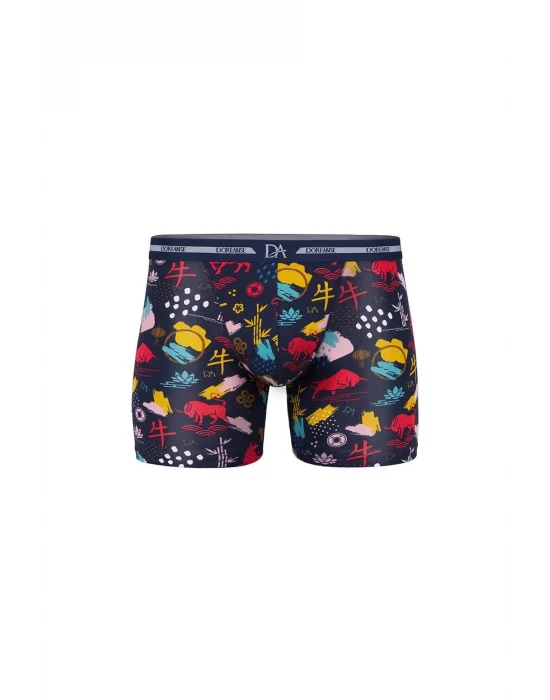 Doreanse 1849 Erkek Memox Baskılı Modal Normal Paça Renkli Boxer