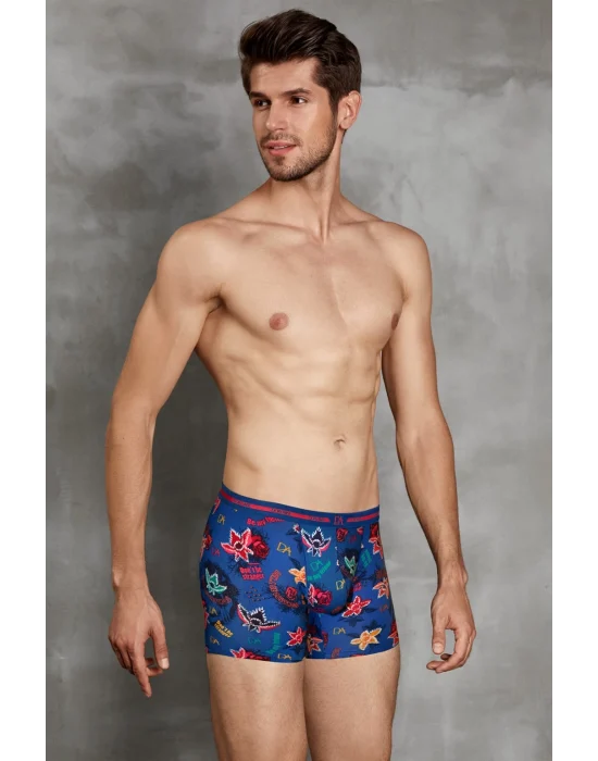 Doreanse 1898 Erkek Modal Çok Renkli Baskılı Torbalı Normal Paça Boxer