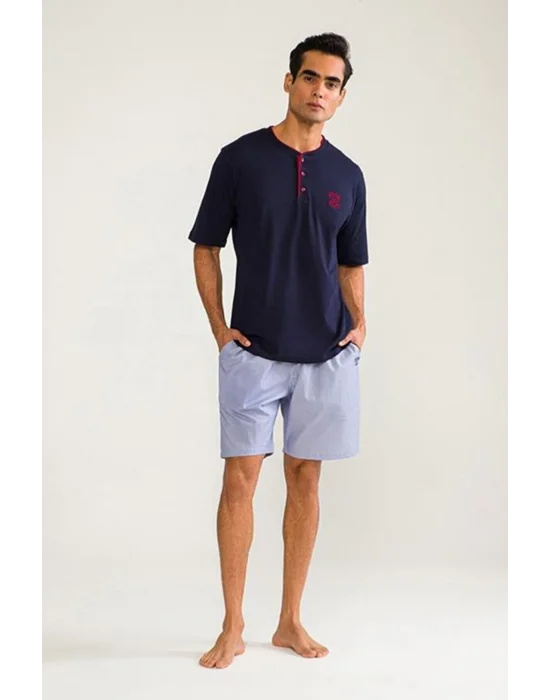 DS Damat 03000 5li Robdöşambr Erkek Damat Pijama Seti