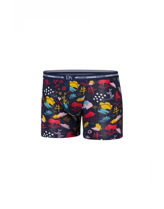 Doreanse 1849 Erkek Memox Baskılı Modal Normal Paça Renkli Boxer