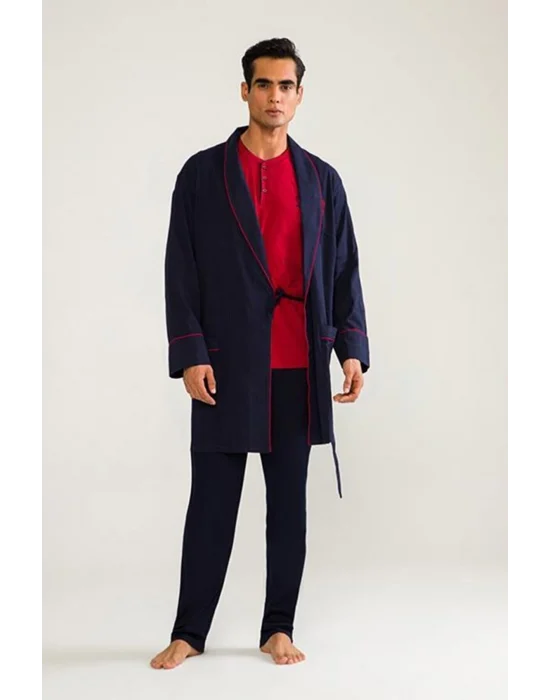 DS Damat 03000 5li Robdöşambr Erkek Damat Pijama Seti
