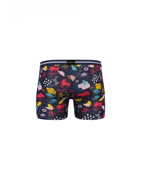 Doreanse 1849 Erkek Memox Baskılı Modal Normal Paça Renkli Boxer