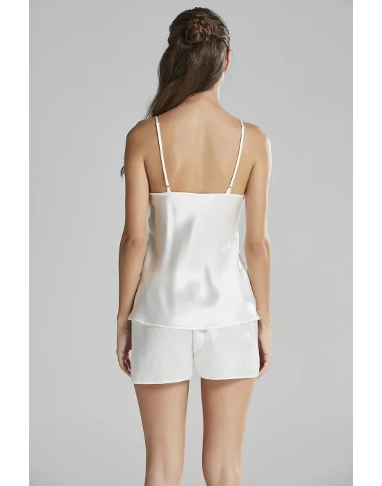 Pierre Cardin 6625 Kısa Gecelikli 6lı İpek Set
