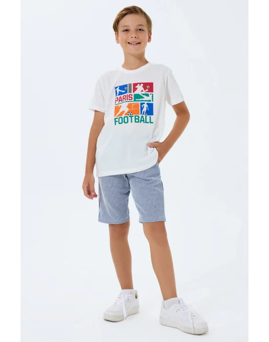 RolyPoly 3755-2 Erkek Çocuk Bermuda Takım