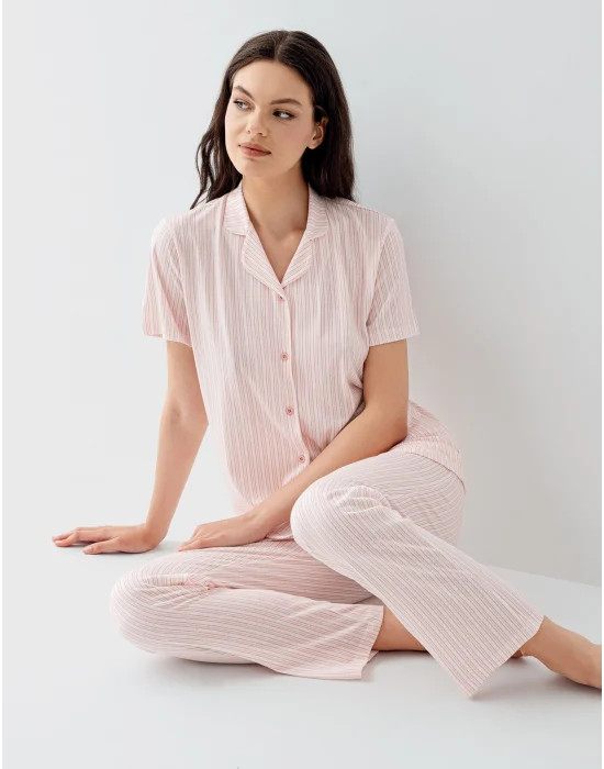Arnetta 3594-S Kadın Gömlek Pijama Takım