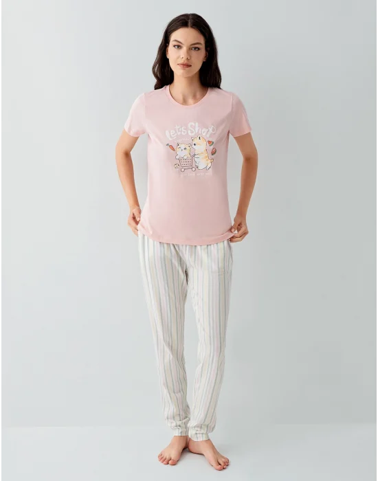 Arnetta 3571-S Kısa Kol Pijama Takımı
