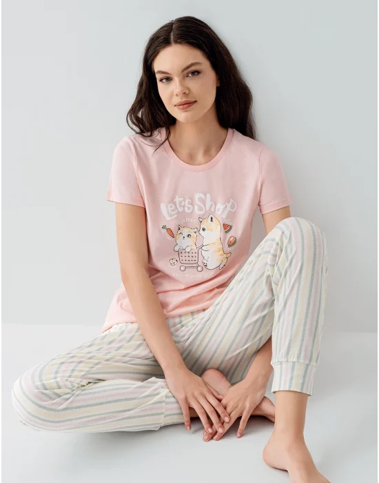 Arnetta 3571-S Kısa Kol Pijama Takımı
