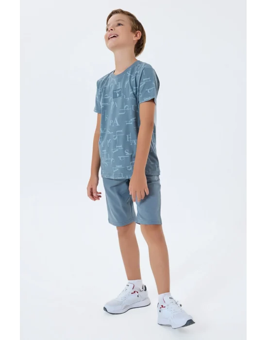 US Polo 2411-G Erkek Garson Bermuda Takım