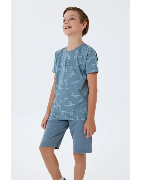 US Polo 2411-G Erkek Garson Bermuda Takım