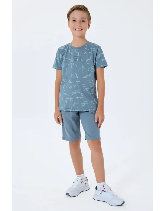 US Polo 2411-G Erkek Garson Bermuda Takım
