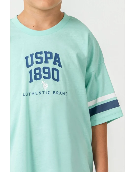 US Polo 2414-4 Erkek Çocuk Bermuda Takım
