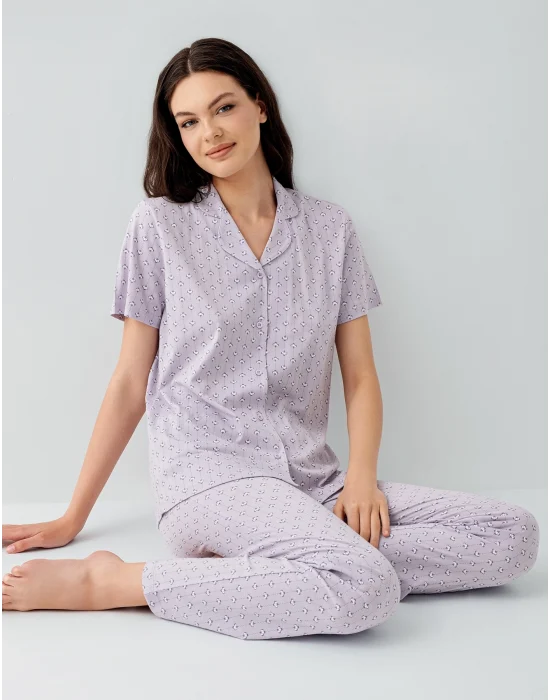 Arnetta 3552-S Kadın Gömlek Pijama Takım