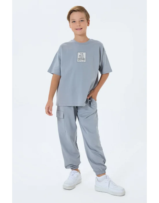 RolyPoly 3766-G Erkek Garson Kargo Pantolon İkili Takım