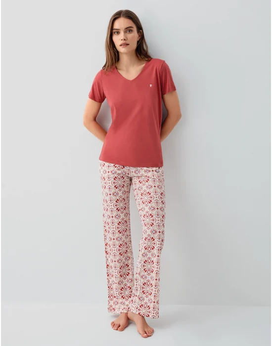 Pierre Cardin 9195-X Kadın Kısa Kol Pijama Takımı