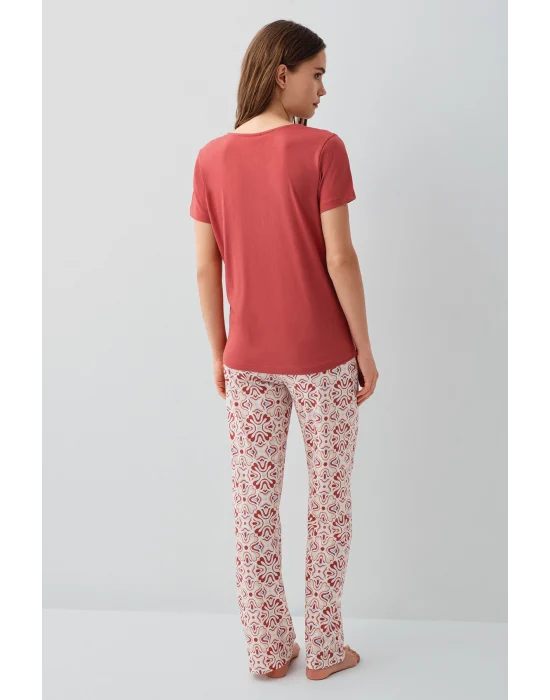 Pierre Cardin 9195-X Kadın Kısa Kol Pijama Takımı