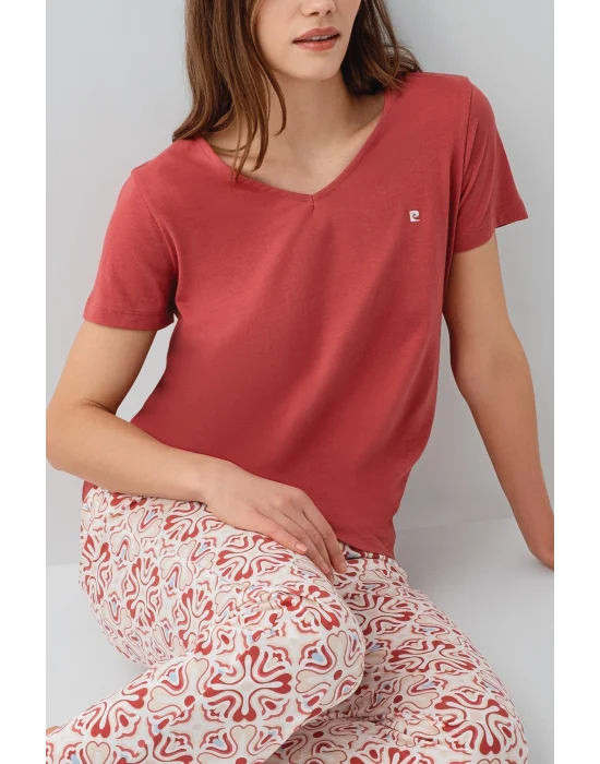 Pierre Cardin 9195-X Kadın Kısa Kol Pijama Takımı