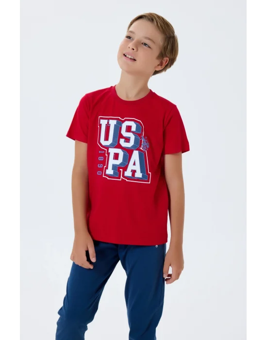 US Polo 2410-G Erkek Garson Pijama Takım