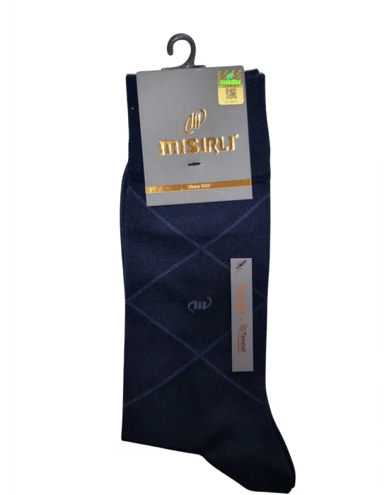 Mısırlı 61052 Erkek Modal Tencel Desenli Soket Çorap