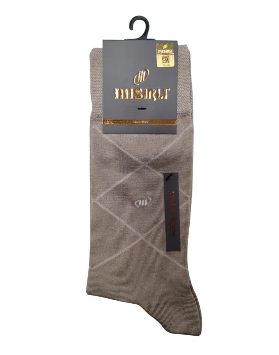 Mısırlı 61052 Erkek Modal Tencel Desenli Soket Çorap