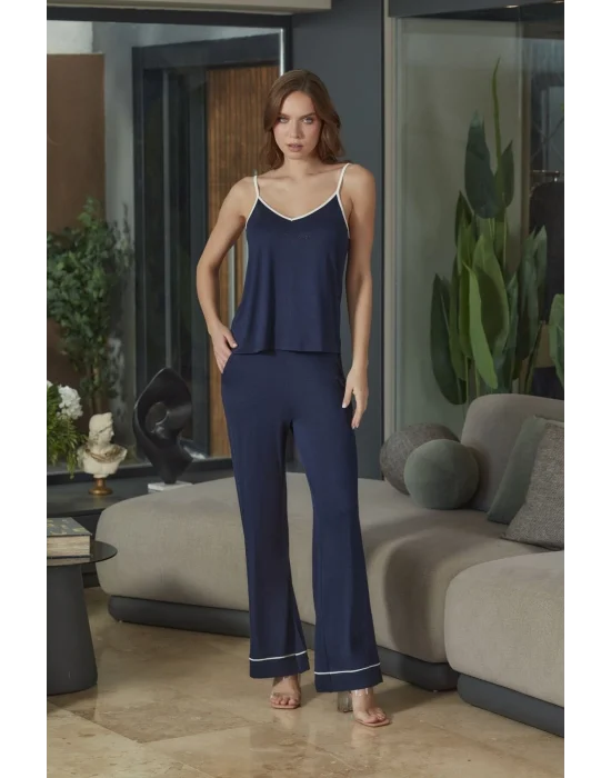 Aqua 26577 Kadın İp Askılı  Pijama Takım