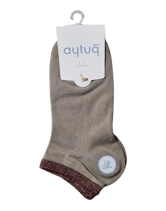 Aytuğ 34296 Kadın Bambu Patik Çorap