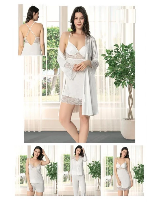Alissa 9610 Kadın Battal 6Lı Penye Çeyiz Seti