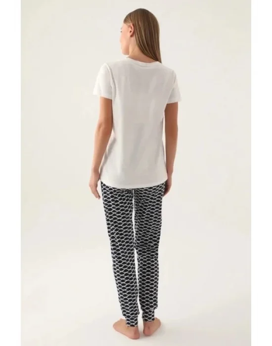Arnetta 2871-S  Kadın Kısa Kol Pijama Takımı