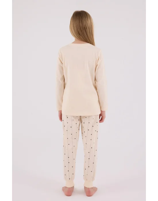Arnetta 3434-2 Kız Çocuk Uzun Kol Pijama Takım