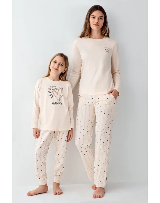 Arnetta 3434-G Kız Çocuk Uzun Kol Pijama Takım