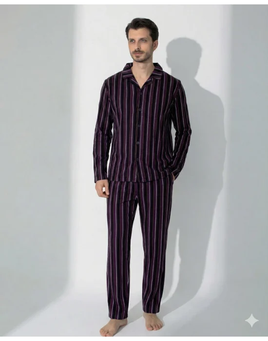 Boyraz 70093 Erkek Uzun Kol Penye Pijama Takımı