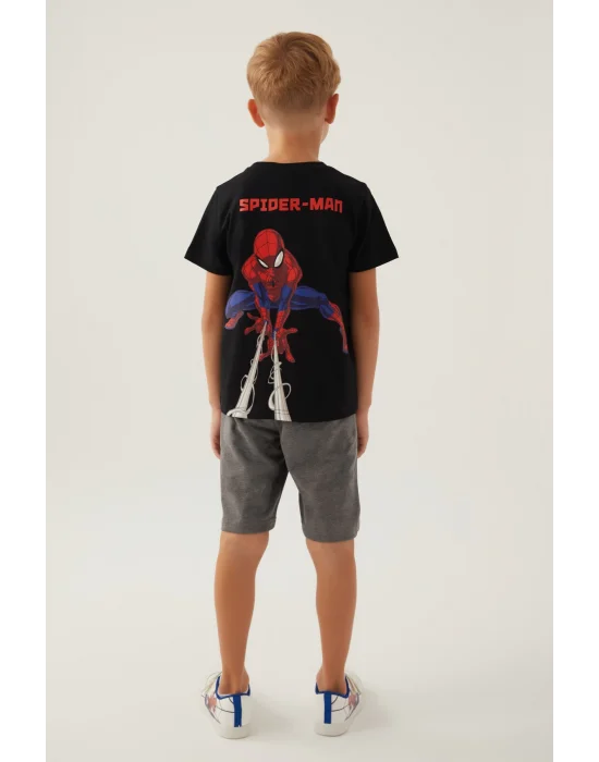 Disney 4878-3 Spider-Man Erkek Çocuk Şort Takım