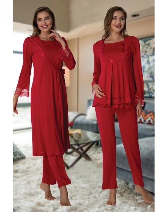 Effortt 2018  Sabahlıklı Lohusa Pijama Takımı