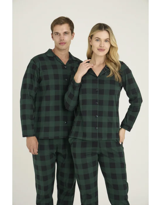 Kocabey 9209 Erkek Apaj Yaka Pijama Takım