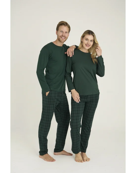 Kocabey 9273-K Kadın O Yaka Pijama Takım